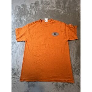 Alstyle Apparel & Activewear T Shirt Mens‎ Large Orange Maui Hawaii Graphic
